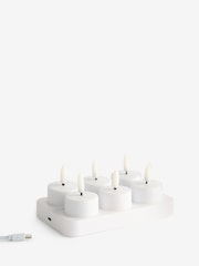 Unscented White Rechargeable LED Candle - Image 5 of 5