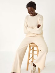 Roman Natural Knitted Jumper And Joggers 2 Piece Set - Image 1 of 5