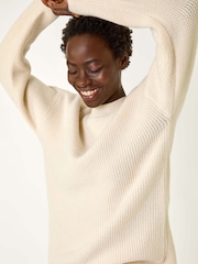 Roman Natural Knitted Jumper And Joggers 2 Piece Set - Image 2 of 5