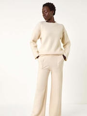 Roman Natural Knitted Jumper And Joggers 2 Piece Set - Image 4 of 5