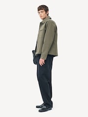 NN.07 Green Alban Zip Up Technical Twin Pocket Jacket - Image 2 of 5