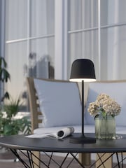 Eglo Black Mannera Cordless Indoor and Outdoor Table Lamp - Image 1 of 6