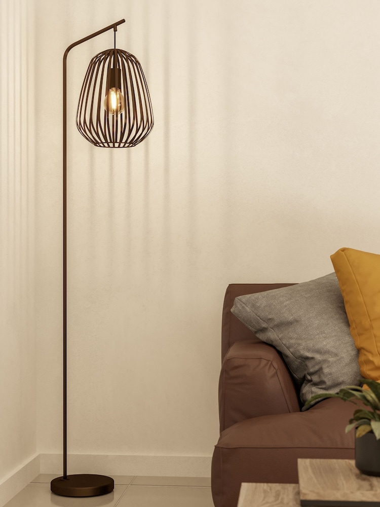 Eglo Espinal Steel Caged Style Contemporary Floor Lamp - Bild 1 von 6
