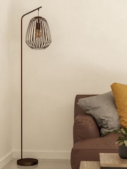 Eglo Espinal Steel Caged Style Contemporary Floor Lamp - Bild 2 von 6
