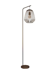 Eglo Espinal Steel Caged Style Contemporary Floor Lamp - Bild 3 von 6