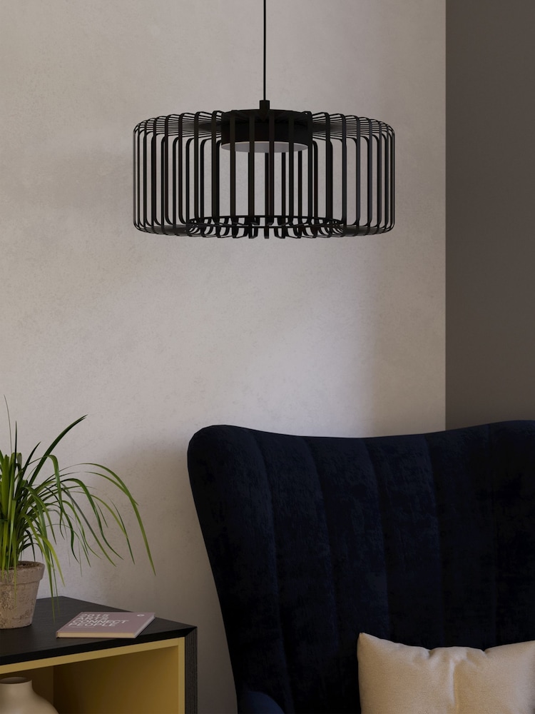 Eglo Black Ginestrone-Z Steel RGB Ceiling Light - Image 2 of 7