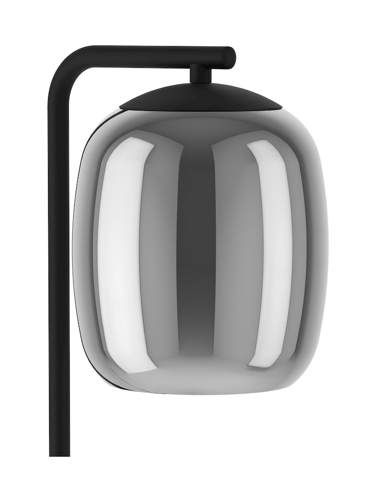 Eglo Black Ciampino Steel and Glass Modern LED Table Lamp - Image 3 of 5