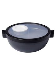 Mepal Nordic Black Vita Leakproof Lunch Bowl With Compartments - Image 1 of 3