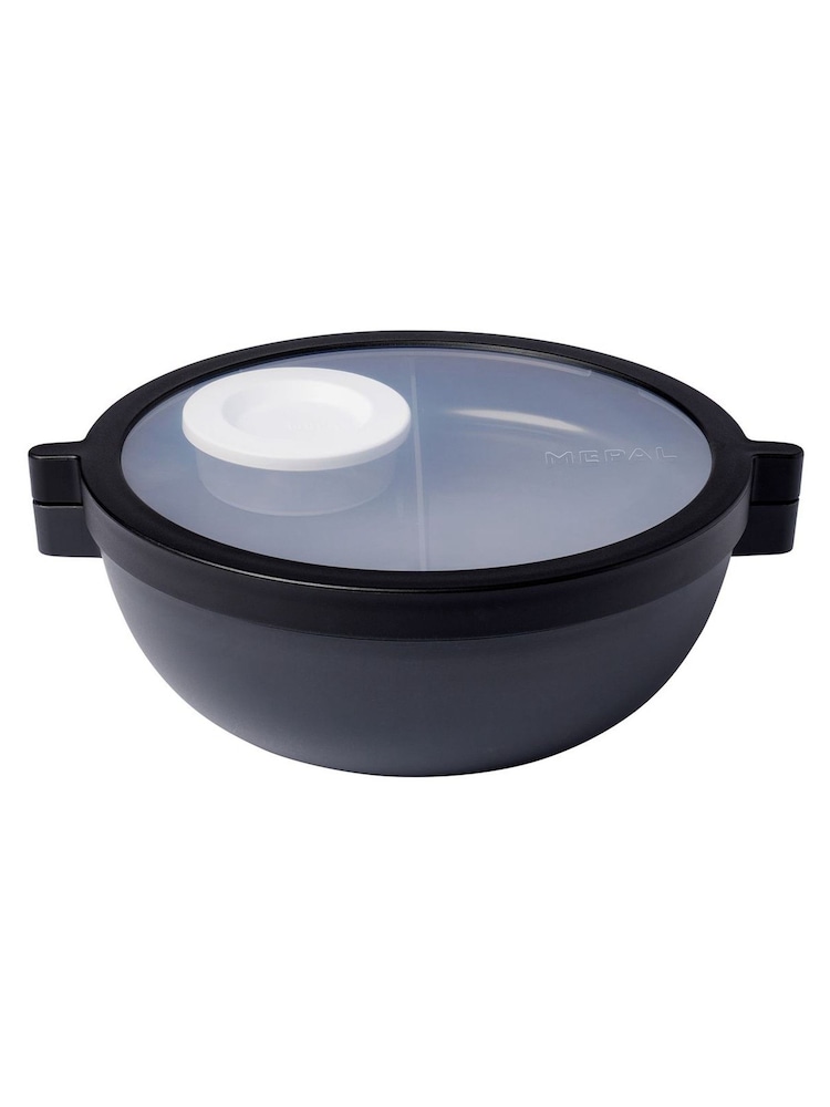 Mepal Nordic Black Vita Leakproof Lunch Bowl With Compartments - Image 1 of 3