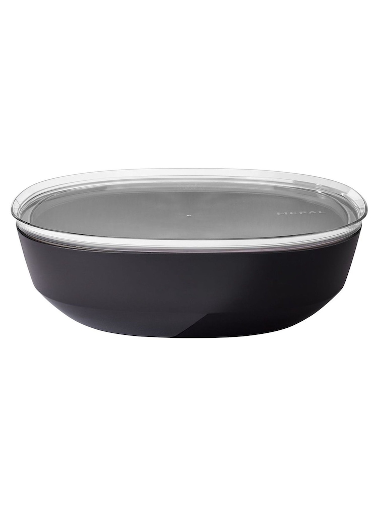 Mepal Nordic Black Silueta Glass-Filled PP Serving Bowl With lid - Image 1 of 2