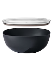 Mepal Nordic Black Silueta Glass-Filled PP Serving Bowl With lid - Image 2 of 2