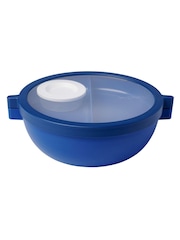 Mepal Vivid Blue Vita Leakproof Lunch Bowl With Compartments - Image 1 of 4