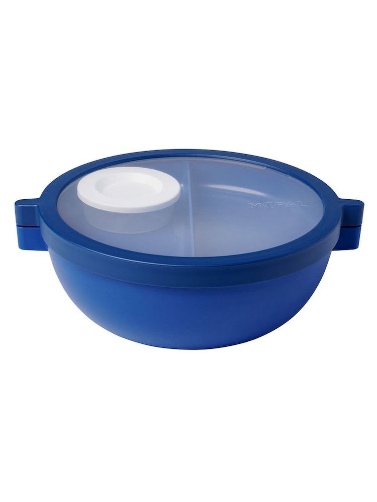 Mepal Vivid Blue Vita Leakproof Lunch Bowl With Compartments - Image 1 of 4