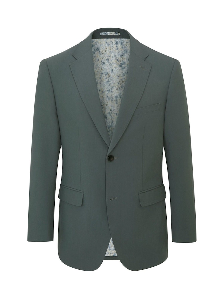 Skopes Green Tailored Tailored Fit Beckett Suit Jacket - Image 7 of 8