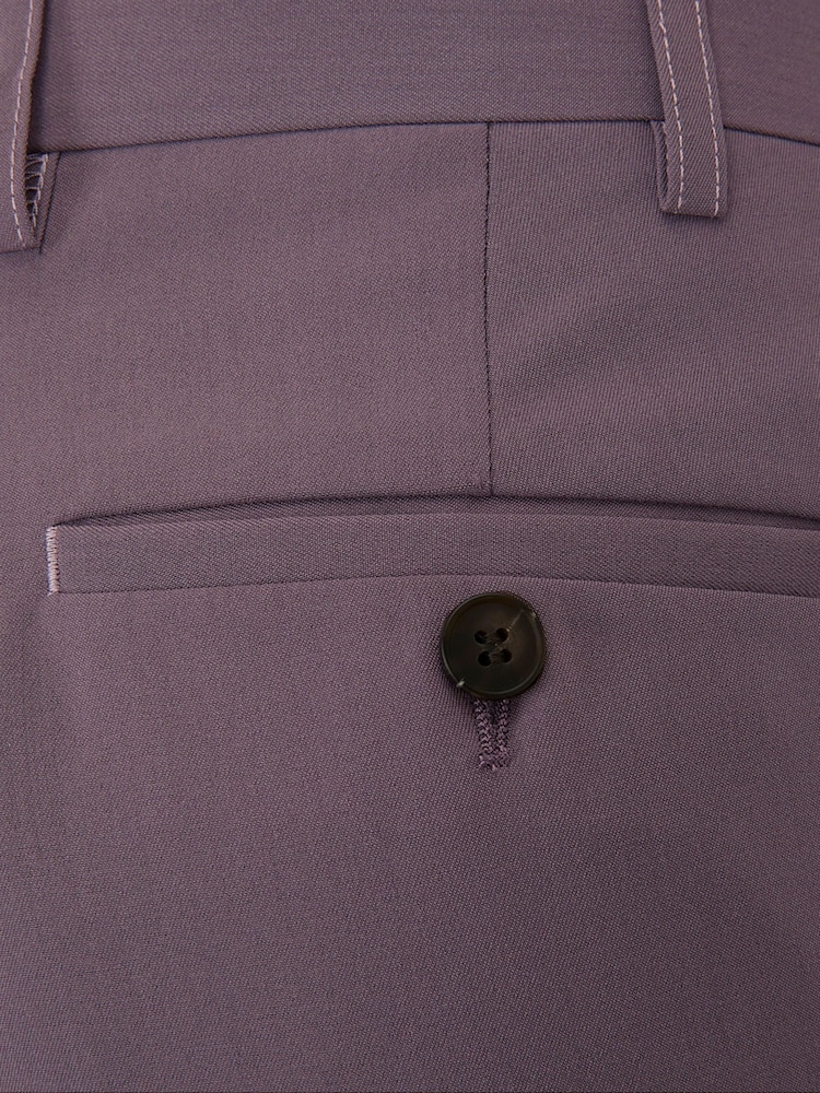 Skopes Purple Tailored Fit Beckett Suit Trousers - Image 4 of 4