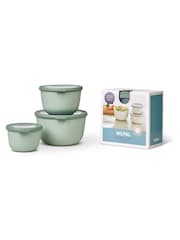 Mepal Nordic Sage Cirqula Round 3 Piece Food Storage Set - Image 2 of 2