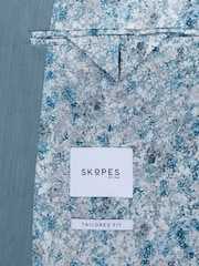 Skopes Blue Tailored Tailored Fit Beckett Suit Jacket - Image 6 of 6