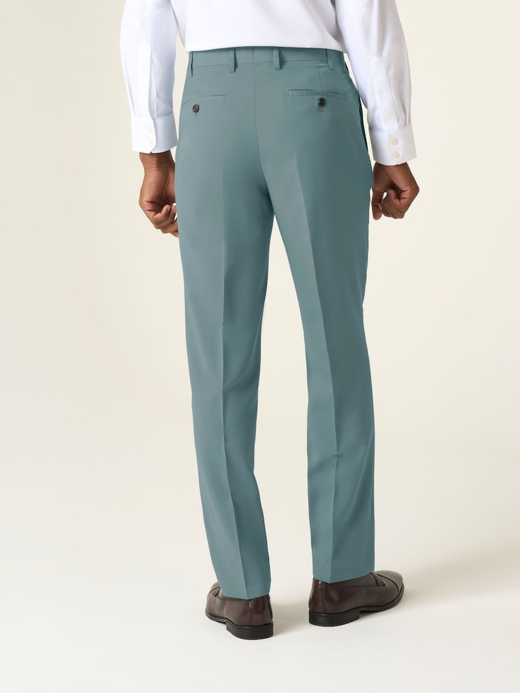 Skopes Green Tailored Fit Beckett Suit Trousers - Image 2 of 4