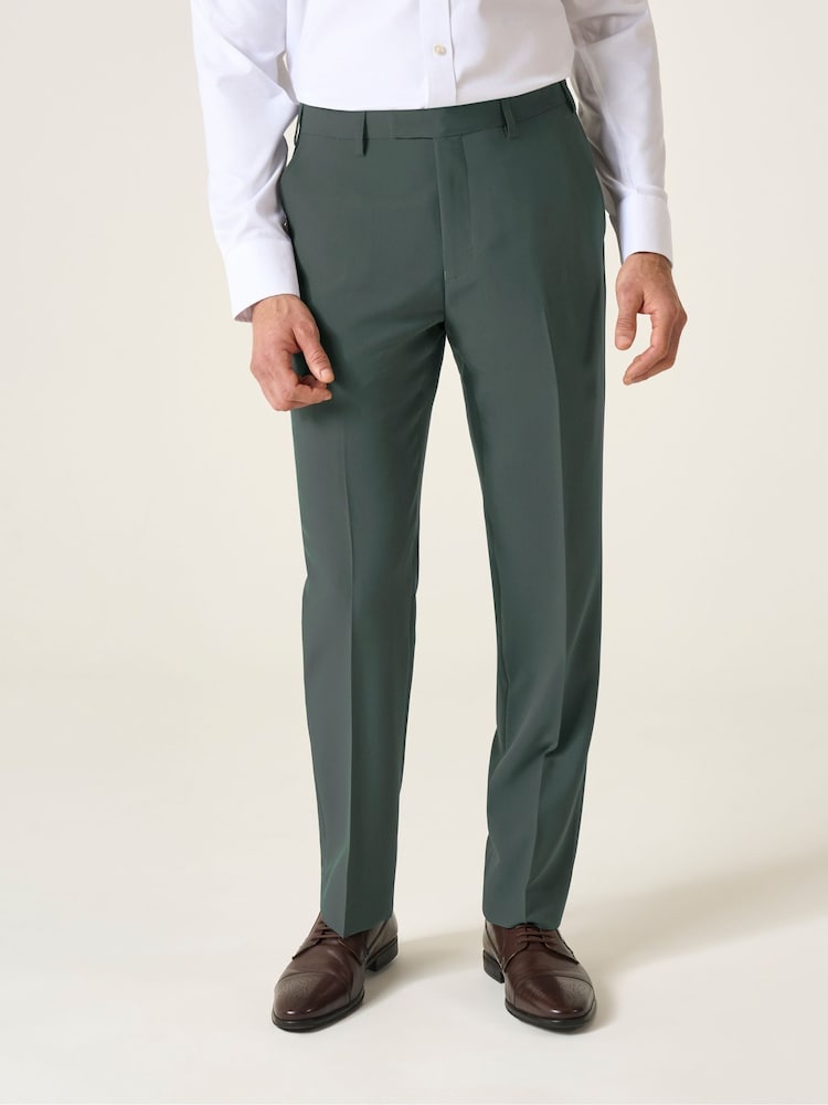 Skopes Green Tailored Fit Beckett Suit Trousers - Image 1 of 4