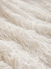 თეთრი - ხელოვნური ბუმბულის მინი ქვედაბოლო - სურათი 8 8-დან