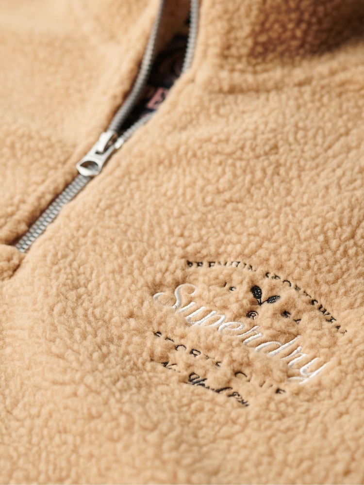 Superdry Country Club Fleece Half Zip Sweat Top - Изображение 5 из 5