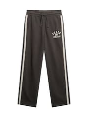 Superdry Grey Athletic Essentials Straight 100% Cottton Joggers - Image 5 of 6