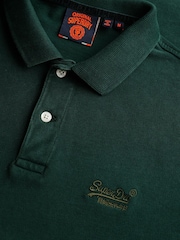 Superdry Green Vintage Destroy 100% Cottton Polo Shirt - Image 6 of 6