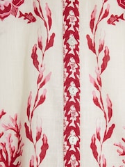River Island Red Girls Border Printed 100% Cotton Shirt Set - Image 3 of 5