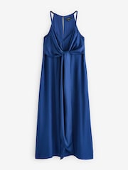 Blau - Ted Baker Beckki Tie Waist Sleeveless Midi Dress - Bild 7 von 11