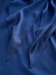 Blau - Ted Baker Beckki Tie Waist Sleeveless Midi Dress - Bild 9 von 11