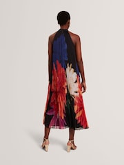 Ted Baker Scotlia Printed Halter Neck Pleated Maxi Dress - Bild 5 von 8
