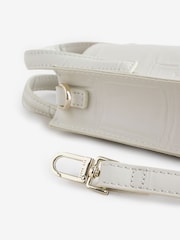 Ted Baker White Mini Gatocon Croc Effect Icon Bag - Image 4 of 5