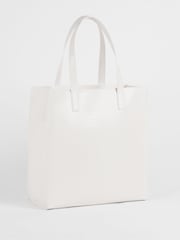 Ted Baker White Large Croccon Croc Effect Icon Bag - Image 2 of 3