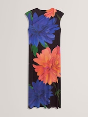 Ted Baker Ginla Printed Midi Dress With Draped Neck Detail - Bild 4 von 9