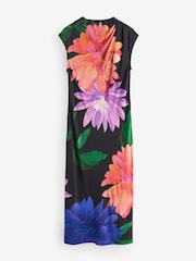 Ted Baker Ginla Printed Midi Dress With Draped Neck Detail - Bild 5 von 9