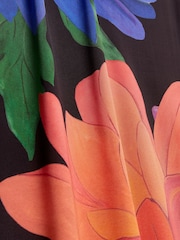 Ted Baker Ginla Printed Midi Dress With Draped Neck Detail - Bild 6 von 9