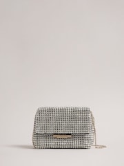 Ted Baker Metallic Gliters Crystal Cross-Body Mini Shirt - Image 1 of 6