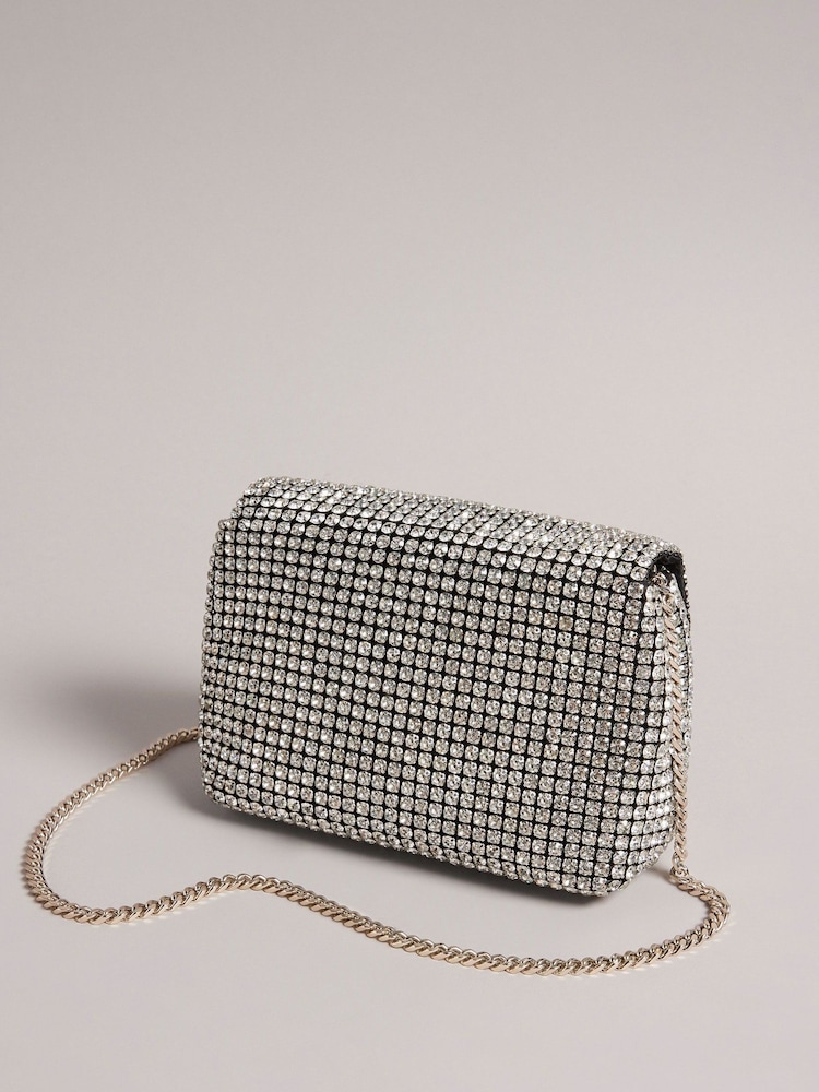Ted Baker Metallic Gliters Crystal Cross-Body Mini Shirt - Image 2 of 6