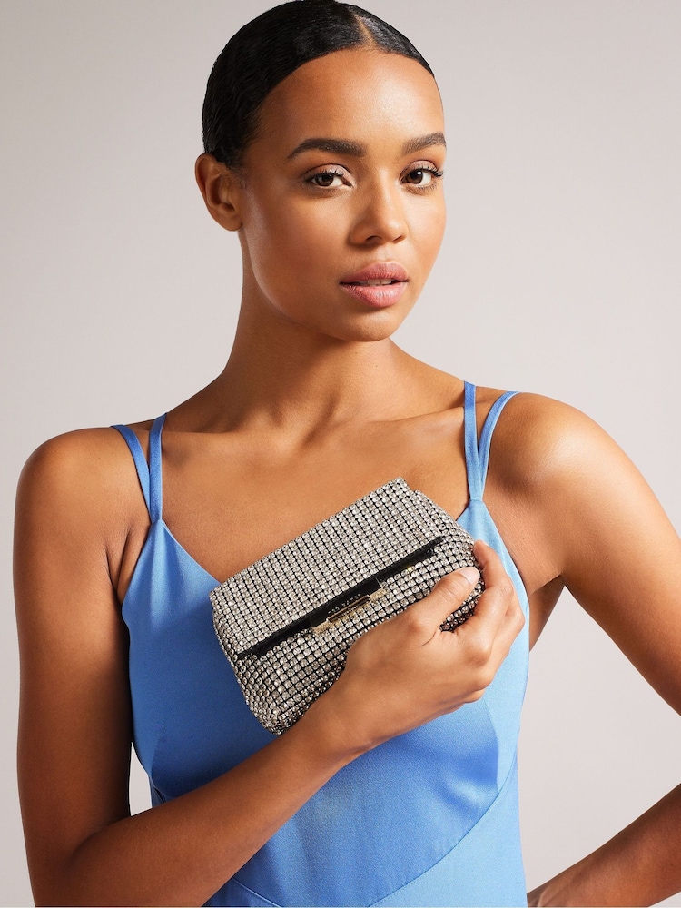 Ted Baker Metallic Gliters Crystal Cross-Body Mini Shirt - Image 6 of 6