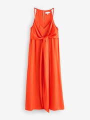 Orange - Ted Baker Beckki Tie Waist Sleeveless Midi Dress - Bild 6 von 10
