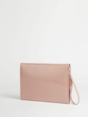 Ted Baker Pink Nikkey Knot Bow Envelope Purse - Image 2 of 5