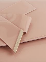 Ted Baker Pink Nikkey Knot Bow Envelope Purse - Image 4 of 5