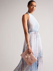 Ted Baker Pink Nikkey Knot Bow Envelope Purse - Image 5 of 5