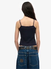 Camisola deportiva básica de punto calado de algodón 100 % con diseño gráfico de Superdry - Imagen 3 de 5