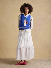 Joules Intarsia Knitted Cotton Vest - Bild 3 von 9