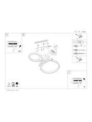 Eglo Black Serpins Aluminium & Steel Modern Ceiling Light - Image 6 of 6