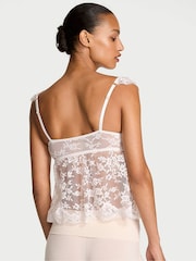 Victoria's Secret Coconut White Unlined Lace Flyaway Bra Top - Image 2 of 3