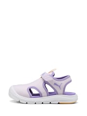 Puma Purple Kids Fun Racer Sandals - Image 1 of 5