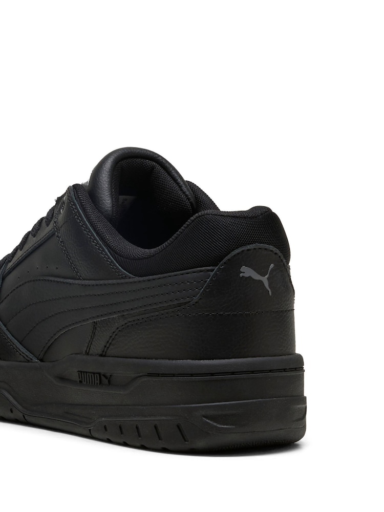 Puma Black Rebound Retro Sneakers - Image 2 of 5