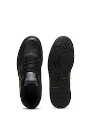 Puma Black Rebound Retro Sneakers - Image 3 of 5